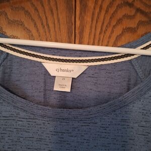 Christopher and banks blue top